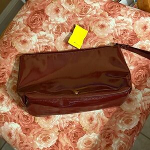 Chic Burgundy Cosmetic Bag